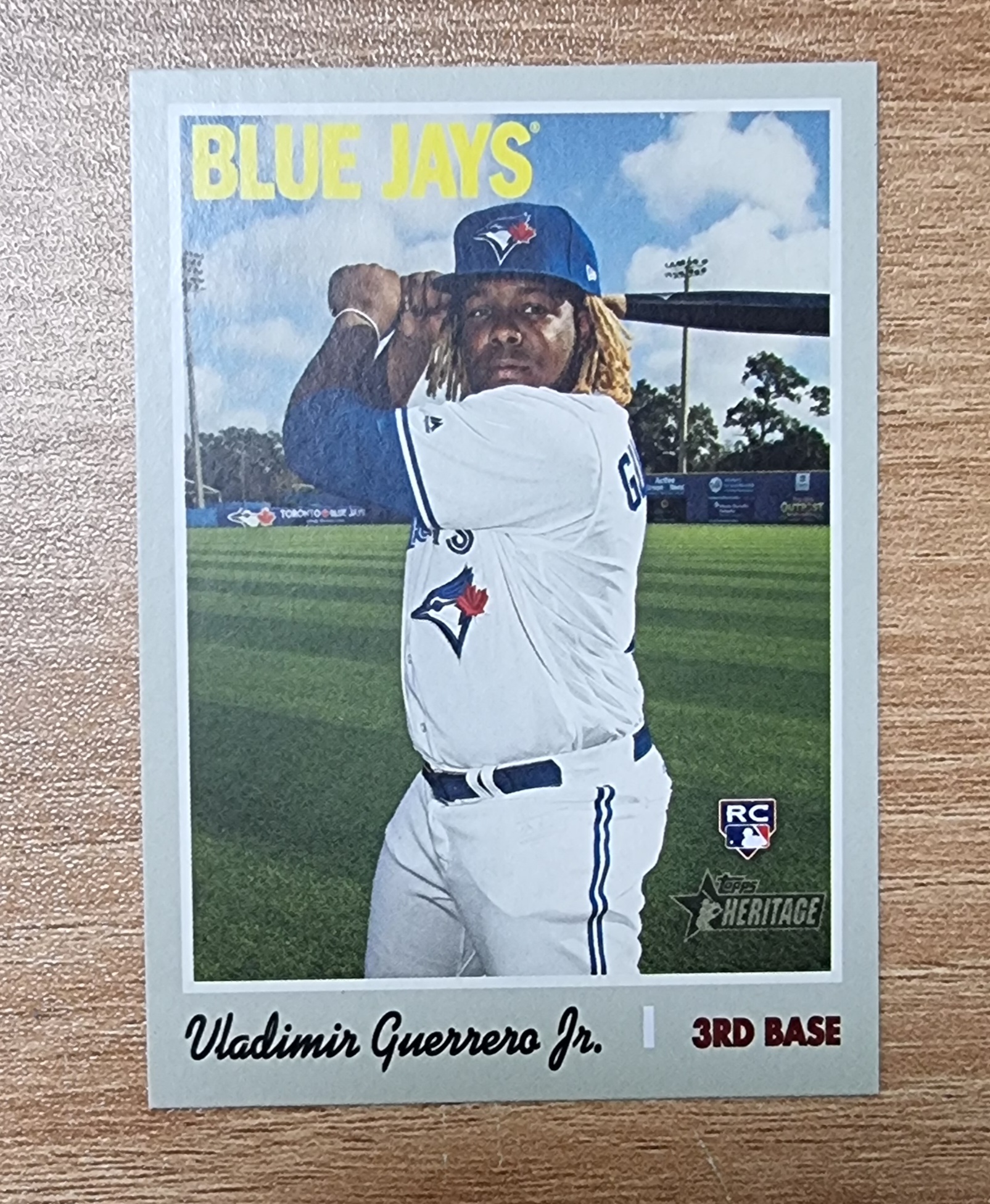 블라디미르 게레로 주니어 루키카드 2019 Topps Heritage Vladimir Guerrero Jr RC No-504 MLB 야구카드