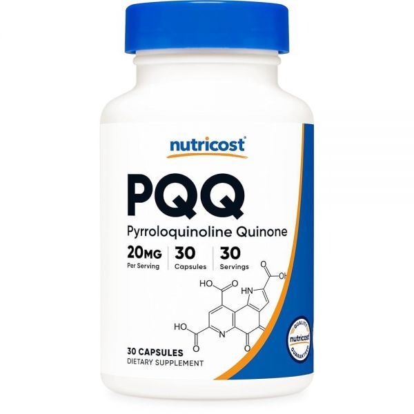 뉴트리코스트 <b>PQQ 피롤로퀴놀린 퀴논</b> 20mg 캡슐 30정