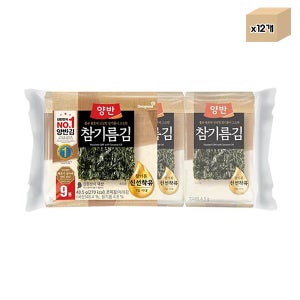 동원 양반 참기름김 식탁 (4.5g x 9봉) 12개 1박스