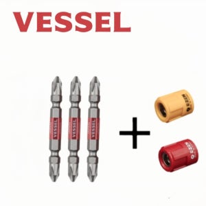 베셀 리브 드릴 전동 드라이버 비트 65(3ea) 이젠 자화기 울트라 (1ea색상선택가능) 십자촉 드릴비트