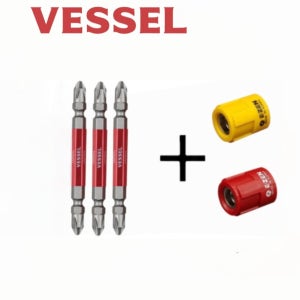 베셀 리브 드릴 전동 드라이버 비트 82(3ea) 이젠 자화기 울트라 (1ea색상선택가능) 십자촉 드릴비트