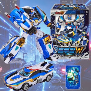 메탈카드봇W 블루캅W 시즌3 변신 합체 로봇 경찰 주인공 어린이 조카 크리스마스 장난감