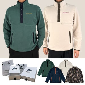 [백화점판] 말본 플리스 후리스 버킷 포인트 로고 남성 여성 가을 겨울 티셔츠 선물포장