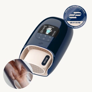 슬룸 손편한케어 손가락 찜질 지압 손마사지기 1개