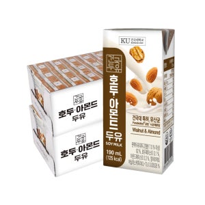 건국두유 모음전 호두아몬드, 190ml, 72개