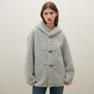 [샤틴] 버클 덤블 후드 자켓 O254T173