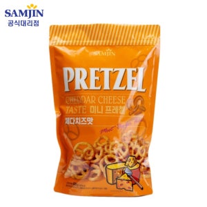 [800g] 대용량 삼진 미니프레첼 4종 선택 체다치즈, 800g, 2개