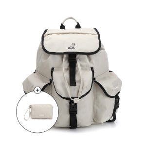 [캉골] 루키 멜로우 백팩 1507 에크루 19L