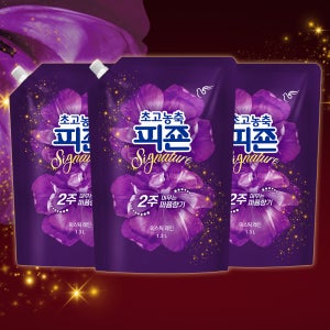 초고농축 피죤 섬유유연제 시그니처 퍼퓸향기 1.3L X 3개 미스틱레인 +포토리뷰1천