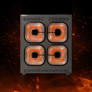 흥신 대형 전기히터 업소용 난로 스토브 사무실 난방 산업용 난방기 하이라이트 4구