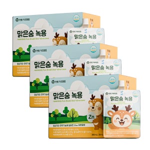 한동 키즈튼튼 맑은숨 녹용 30ml x 30팩 수세미 작두콩 한달 분량