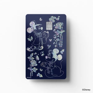 [고스티] 미키와 친구들 - 미키&미니 - 나전칠기 카드커버