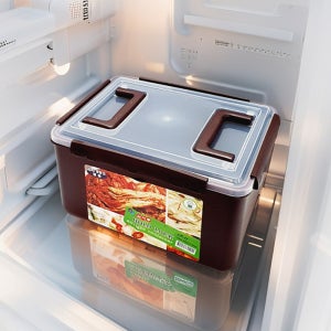 김치냉장고 대용량 김치통 20L 대 7호 250x340x290mm 밀폐 투핸들 김장통