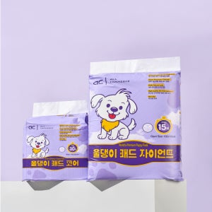 울댕이패드 프리미엄 고흡수 강력탈취 강아지 배변패드 애견 반려견 코어 ( 소형 45X55 ), 30매입, 4개