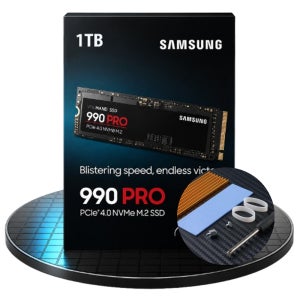 삼성 SSD 1테라 990 PRO NVME 저전력 고속 GEN4 병행수입 1TB