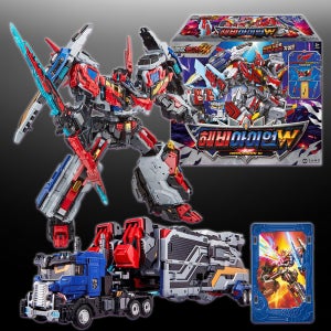 메탈카드봇W 헤비아이언W 장난감 변신 로봇 남자아이 크리스마스 선물 최강전사