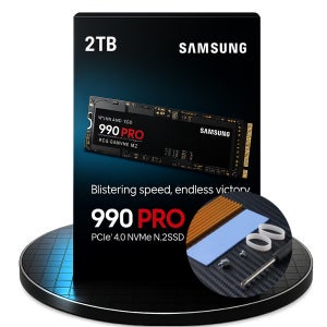 삼성 SSD 2테라 990 PRO NVME 저전력 고속SSD 병행수입 2TB