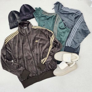 아디다스 오리지널스 25FW 파이어버드 벨루어 트랙탑 벨벳 져지 집업 (3COLOR)