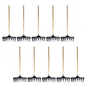 나무봉 제설용 10개입 넉가래 도로 주차장 눈밀이 대형 밀삽 제설도구