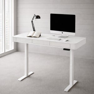 밀랑 맥 모션데스크 서랍형 책상 스탠딩 높이조절 1500 4가지컬러