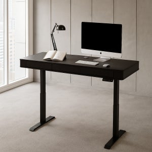 밀랑 맥 모션데스크 서랍형 책상 스탠딩 높이조절 1500 4가지컬러