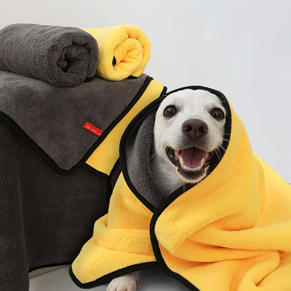 반려동물전용 극세사 펫 타올 L 70 x 140 cm 베이싱 마스터