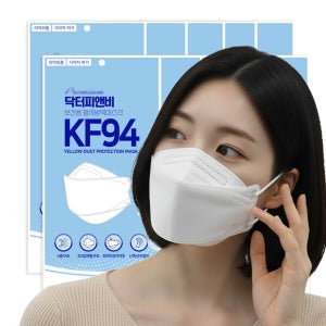 닥터피앤비 프리미엄 KF94 마스크 100매 대형 비말차단 일회용 마스크94