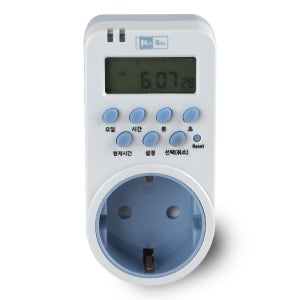 타이머 콘센트 디지털 무소음 회전 HC-16D