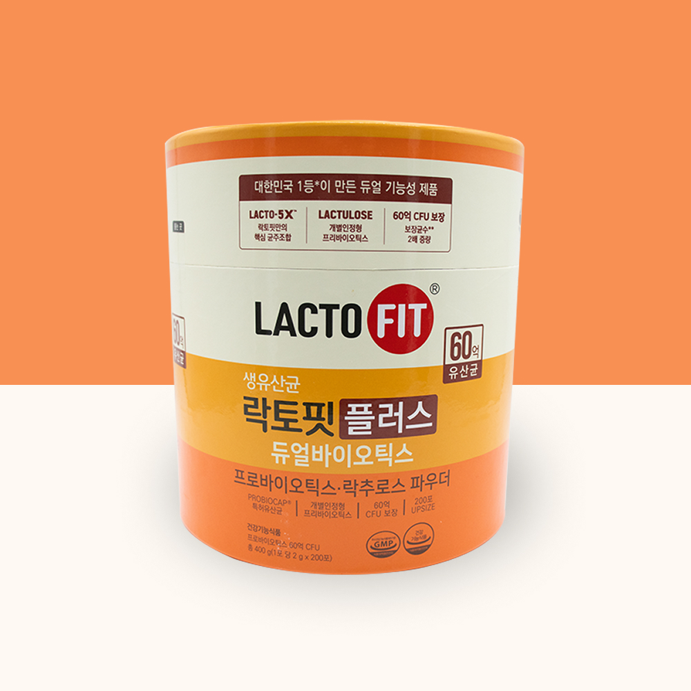 코스트코 <b>락토핏</b> <b>플러스</b> <b>생유산균</b> 종근당 <b>듀얼바이오틱스</b> 대용량 200포, 1개