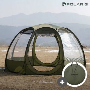 폴라리스 P1 TPU 원터치 텐트 쉘터 동계 팝업 투명텐트