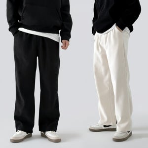 1+1 남성코듀로이팬츠 남성골덴바지 남자와이드팬츠 남자기모바지