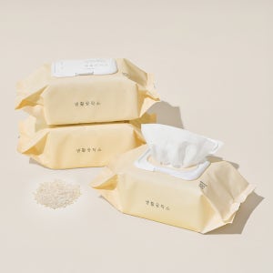 생활공작소 대용량물티슈 캡형 신생아 도톰한물티슈 아기 10팩