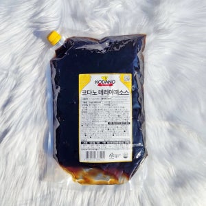 코다노 데리야끼소스 2kg 닭꼬치 장어구이 덮밥소스 스테이크 생선구이 단짠 대용량