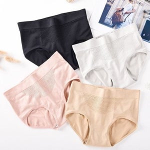 스판 여성 보정 팬티 속옷 삼각 언더웨어 4색 무지 펜티