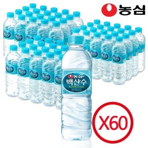 이지하우스 생수 백산수 500ml 3박스60개/먹는샘물/생수/1박스씩 분리포장 529429