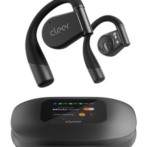 Cleer ARC 3 오픈 이어 헤드폰 - 돌비 오디오, 스냅드래곤 사운드, 완전 무선 이어버드, 50시간 배터리, 블루투스 5.4, IPX 7 방수, 멀티포인트, 블랙