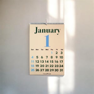 2026 캘린더 연말 신년 선물 벽 인테리어 코티앤우디달력