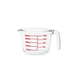 페르비타 내열 유리 눈금 계량컵 500ml