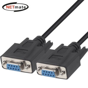 강원전자 넷메이트 9핀 F/F NULL MODEM 케이블 3m (블랙) NMC-SFF30B