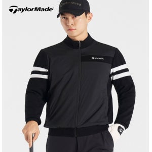 테일러메이드 25FW 남성 우븐 하이브리드 집업니트 골프 가디건 TMSCO3321-199