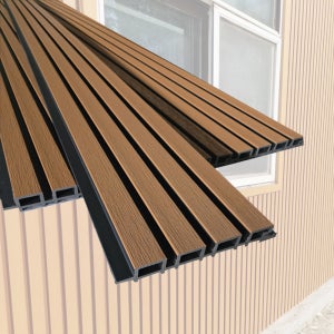 클래딩 캐슬사이딩 WPC 외장재 외벽자재 루바 루버 합성목재 사이딩