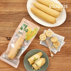 국산 바로먹는옥수수 찐옥수수 다이어트 식사대용 실온 보관 간편 간식 180g, 22개