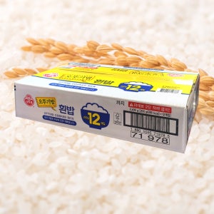 오뚜기밥 흰밥 200g 12개 즉석밥 햇밥 흰쌀밥 백미 전자레인지
