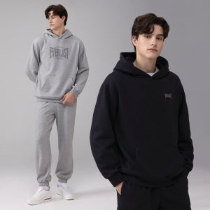 에버라스트 남자 기모 트랙탑 러닝복 후드티+조거팬츠