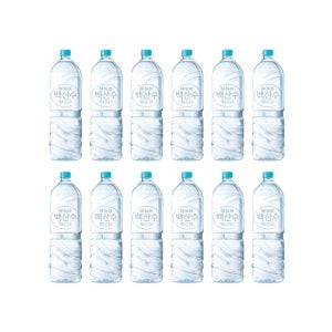 이지하우스 농심 무라벨 백산수 2L 12병 547871