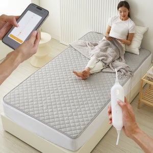 더안 IOT 온열 탄소매트 시어서커원단 EMF 전자파없는 전기요 슈퍼싱글 110x200cm