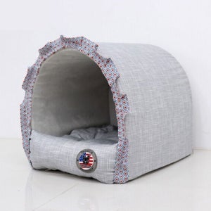 길고양이 방수 집 강아지 동글이 프릴 하우스 시크그레이 1P 고양이집