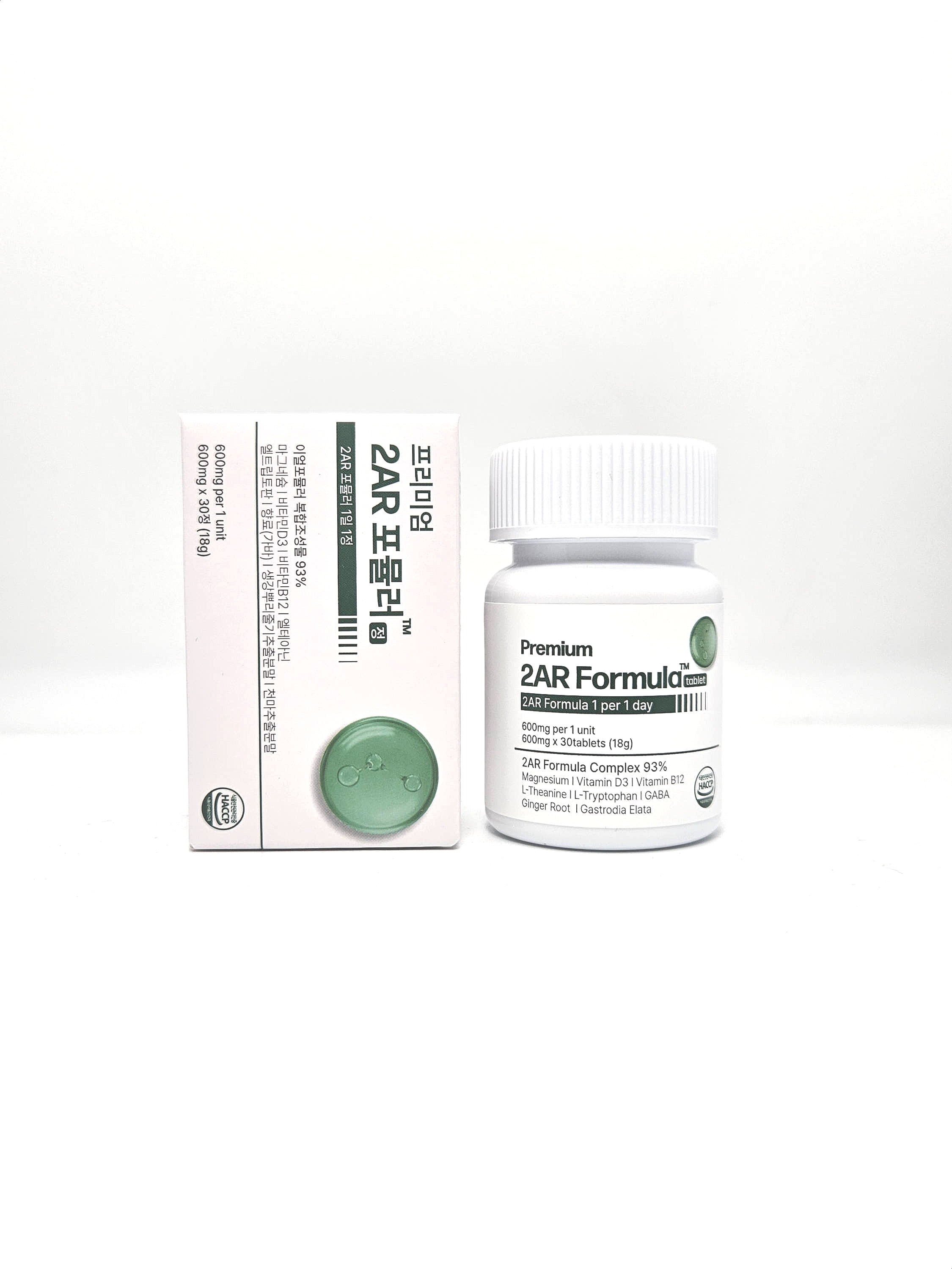 2AR Formula 균형탄탄정 칼슘 마그네슘 비타민D 아연 600mg x 30정