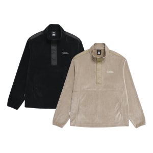 2025 FW 내셔널지오그래픽 소재변형 하프집업 맨투맨 N254USW070