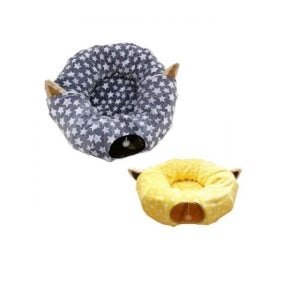 길고양이 방수 집 고양이 강아지 동글이 터널 숨숨집 옐로우